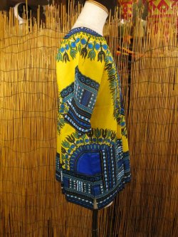 画像2: アフリカンプリント＊ダシキ＊ＤＡＳＨＩＫＩ＊Ｌ