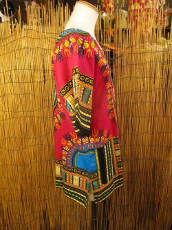 画像2: アフリカンプリント＊ダシキ＊ＤＡＳＨＩＫＩ＊Ｌ
