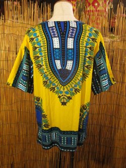 画像3: アフリカンプリント＊ダシキ＊ＤＡＳＨＩＫＩ＊Ｌ