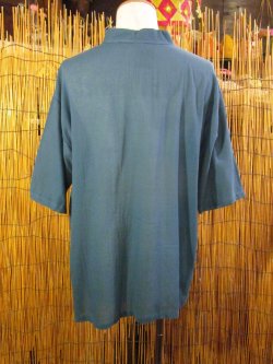 画像3: 三つボタン＊薄手＊コットン素材＊半袖＊プルオーバー＊２ＸＬ 