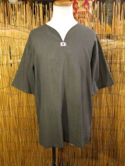 画像1: 無地＊薄手＊コットン素材＊半袖＊プルオーバー＊２ＸＬ