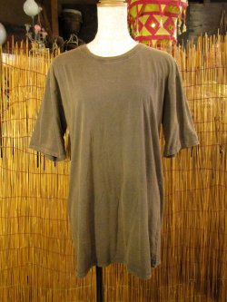 画像1: 無地＊ストーンウォッシュ加工＊コットン素材＊半袖Ｔシャツ＊Ｌ