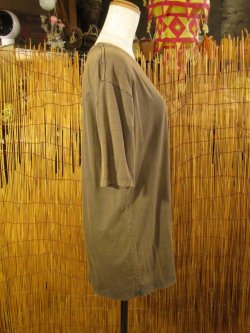 画像2: 無地＊ストーンウォッシュ加工＊コットン素材＊半袖Ｔシャツ＊Ｌ
