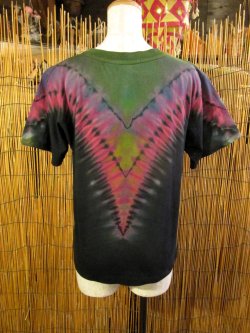 画像3: タイダイ染め＊コットン素材＊Ｖネック＊半袖＊Ｔシャツ