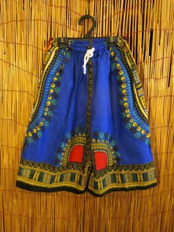 画像1: 【１３０ｃｍ】キッズサイズ＊アフリカンプリント＊ダシキ＊パンツ