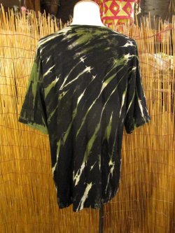 画像3: 黒色ベース＊タイダイ染め＊コットン素材＊半袖＊Ｔシャツ＊２ＸＬ