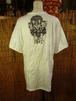 画像3: ガネーシャプリント＊皺加工＊コットン素材＊半袖＊Ｔシャツ
