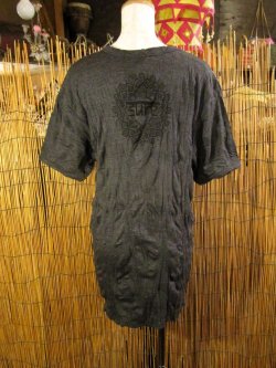 画像3: ガネーシャプリント＊皺加工＊コットン素材＊半袖＊Ｔシャツ