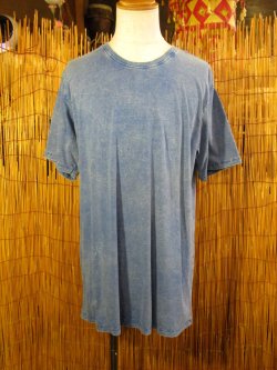 画像1: 無地＊ストーンウォッシュ加工＊コットン素材＊半袖Ｔシャツ＊ＸＬ