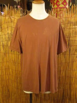 画像1: 無地＊ストーンウォッシュ加工＊コットン素材＊半袖Ｔシャツ＊ＸＬ