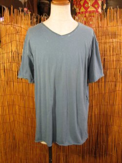 画像1: 無地＊ストーンウォッシュ加工＊コットン素材＊半袖Ｔシャツ＊ＸＬ