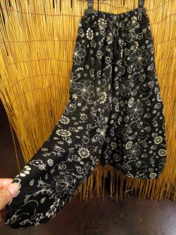 画像3: 和風プリント＊レーヨン素材＊ふんわり＊サルエルパンツ