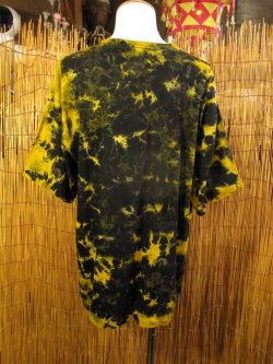 画像3: 黒色ベース＊タイダイ染め＊コットン素材＊半袖＊Ｔシャツ＊２ＸＬ