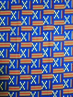 画像1: アフリカンプリント生地 パーニュ