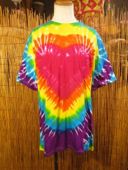 画像1: タイダイ染め＊コットン素材＊半袖＊Ｔシャツ＊２ＸＬ