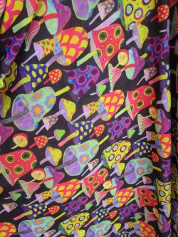 画像6: マッシュルームプリント＊レーヨン素材＊ゆったり＊変型＊サロペット