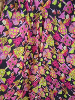 画像5: マッシュルームプリント＊レーヨン素材＊ゆったり＊変型＊サロペット