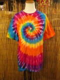 タイダイ染め＊コットン素材＊半袖＊Ｔシャツ＊XＬ