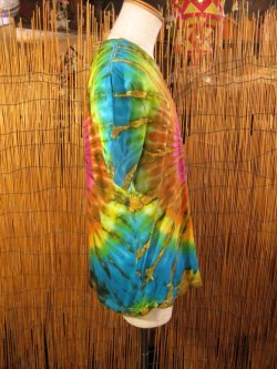 画像2: タイダイ染め＊コットン素材＊半袖＊Ｔシャツ＊Ｌ