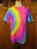 タイダイ染め＊コットン素材＊半袖＊Ｔシャツ＊Ｌ