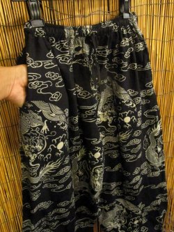 画像3: 和風プリント＊コットン素材＊ふんわりシルエット＊アラジンパンツ 