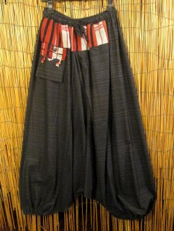 画像1: ナガ族＊コットン素材＊ふんわり＊サルエルパンツ