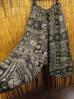 画像3: 和風プリント＊コットン素材＊ふんわり＊サルエルパンツ