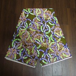 画像2: アフリカンプリント生地 パーニュ