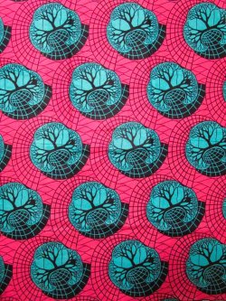 画像1: アフリカンプリント生地 パーニュ