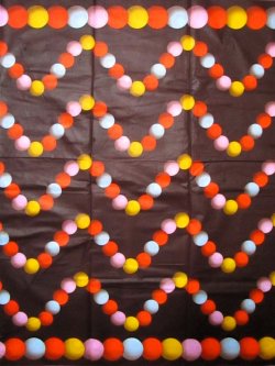 画像1: アフリカンプリント生地 パーニュ