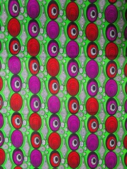 画像1: アフリカンプリント生地 パーニュ