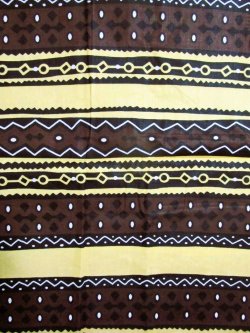 画像1: アフリカンプリント生地 パーニュ