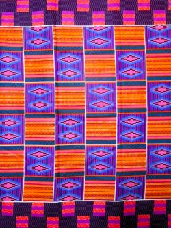 画像1: アフリカンプリント生地 パーニュ