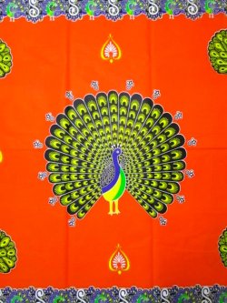 画像1: アフリカンプリント生地 パーニュ