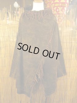 画像1: ストーンウォッシュ加工＊コットン素材＊ゆったりサイズ＊２ＷＡＹ＊フリンジ＊スナフキン＊旅人風コート