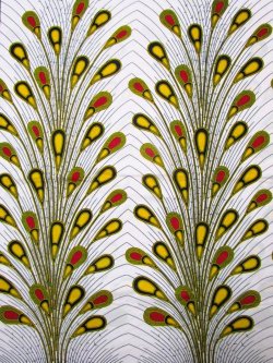 画像1: アフリカンプリント生地 パーニュ