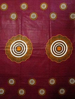 画像1: アフリカンプリント生地 パーニュ