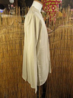 画像2: 無地＊コットン素材＊ココナッツボタン＊長袖＊シャツ＊ＸＸＬ 