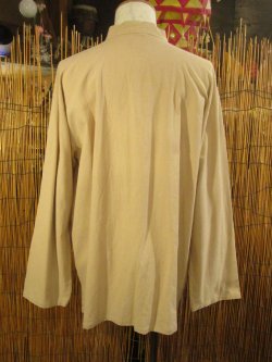 画像3: 無地＊コットン素材＊ココナッツボタン＊長袖＊シャツ＊ＸＸＬ 