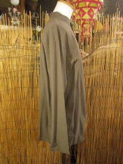 画像2: 無地＊コットン素材＊ココナッツボタン＊長袖＊シャツ＊ＸＸＬ 