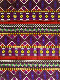 画像1: アフリカンプリント生地 パーニュ