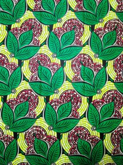 画像1: アフリカンプリント生地 パーニュ