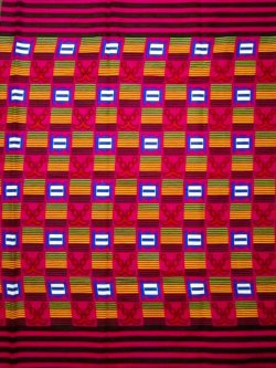 画像1: アフリカンプリント生地 パーニュ