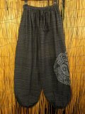 陰陽プリント＊コットン素材＊アラジンパンツ