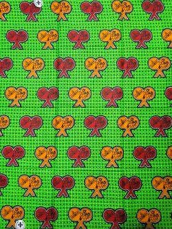 画像1: アフリカンプリント生地 パーニュ