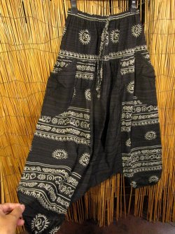 画像3: ラムナミプリント＊コッン素材＊モモンガ風＊ふんわり＊サルエルパンツ