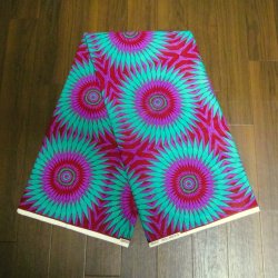 画像2: アフリカンプリント生地 パーニュ