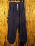 無地＊コットン素材＊すっきりシルエット＊アラジンパンツ＊イージーパンツ 