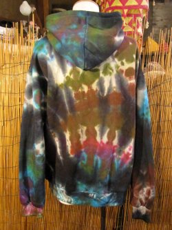 画像3: タイダイ染め＊裏起毛＊スウェット生地＊パーカー