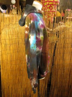 画像2: タイダイ染め＊裏起毛＊スウェット生地＊パーカー